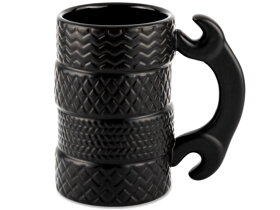 Reifenstapel Kaffeebecher mit Schraubenschlüssel-Griff