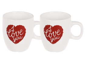 Tassen für Paare I Love You 2er Set