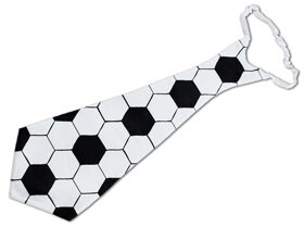 Große Fußball-Krawatte