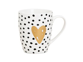 Kaffeetasse mit Herzmotiv für Verliebte II
