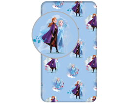 Blaues Kinder-Spannbettlaken Frozen