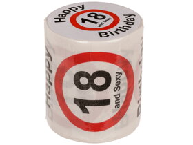 Geburtstagstoilettenpapier 18 Jahre und sexy