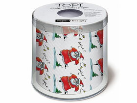 Weihnachtstoilettenpapier Verrückter Santa