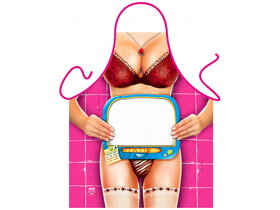Schürze Frau mit Schreibtafel