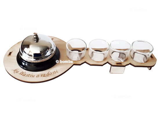 Holzschlüssel zum Glück und zur Freude SK