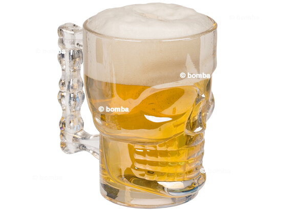 Totenkopf Bierglas