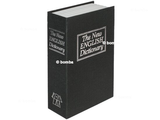 Schwarzer Tresor in Buchform - Englisches Wörterbuch