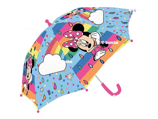 Regenschirm für Mädchen Minnie Mouse Rainbow