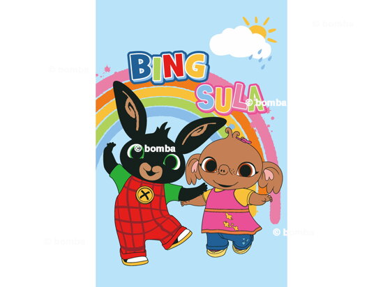Kinderdecke Bing und Sula, blau