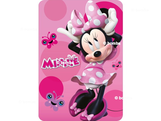 Kinderdecke Minnie Mouse Chic, pink