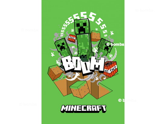 Kinderdecke Minecraft Boom Creeper