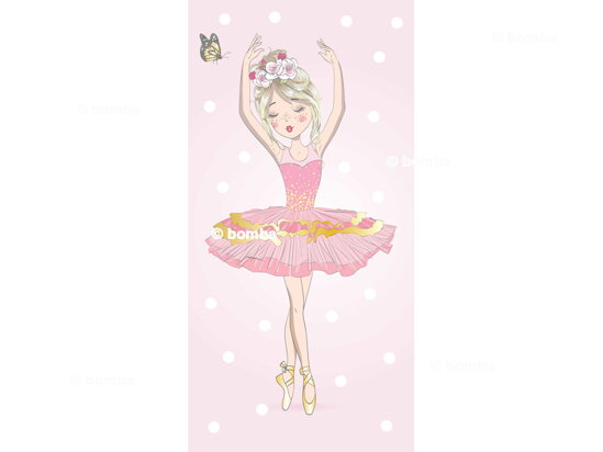 Kinder Strandtuch Ballerina