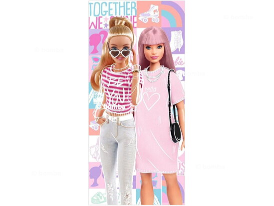 Kinder Strandtuch Barbie Together