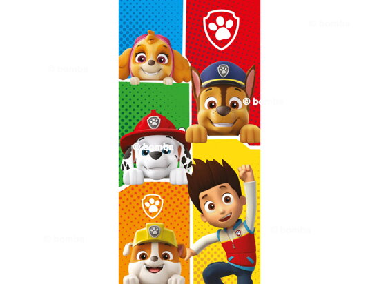 Kinder Strandtuch Paw Patrol Colors