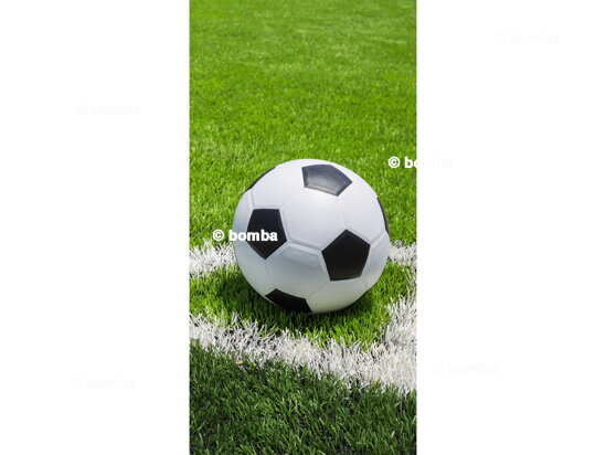 Strandtuch Fußball auf Rasen