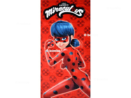 Kinder Strandtuch Miraculous Ladybug
