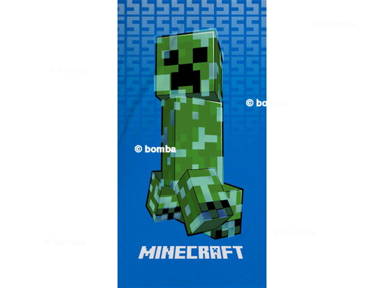 Blaues Strandtuch für Jungen Minecraft
