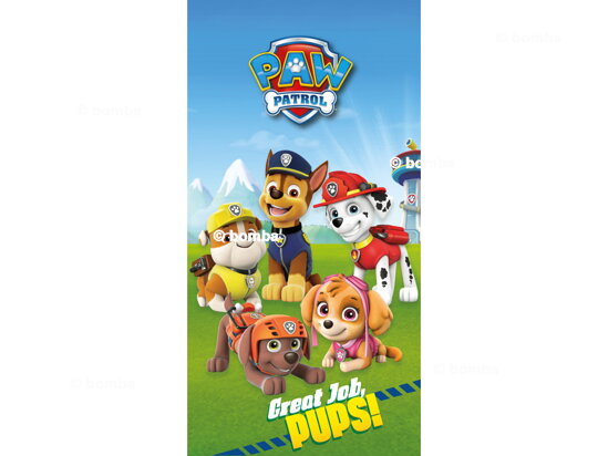 Strandtuch Paw Patrol Great Job