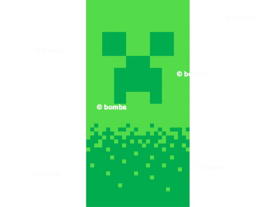 Grünes Strandtuch für Jungen Minecraft