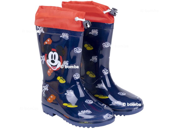 Kinder Gummistiefel Mickey Mouse blau - Größe 27