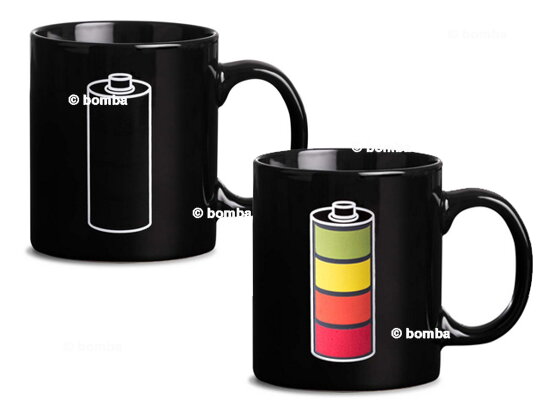 Magischer Kaffeebecher mit Batterie