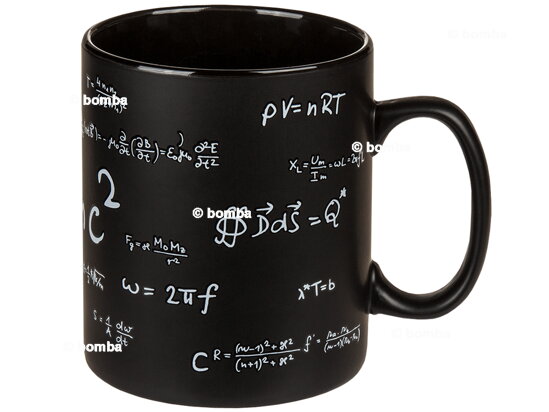 Maxi-Kaffeebecher mit mathematischen Mustern
