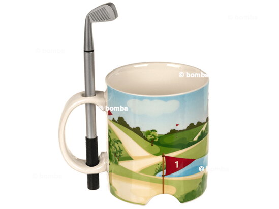 Kaffeetasse für Golffans