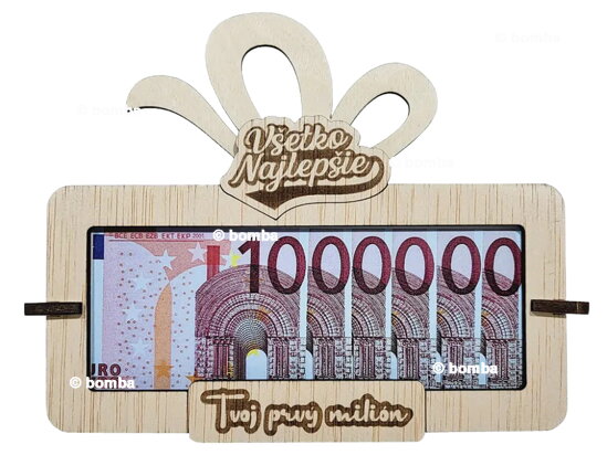 Geldgeschenktabelle Deine erste Million SK