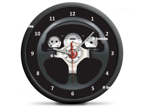 Wanduhr für Auto-Liebhaber