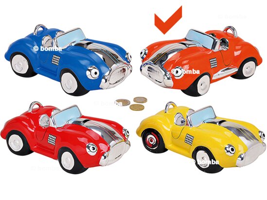 Spardose Oldtimer Auto orange