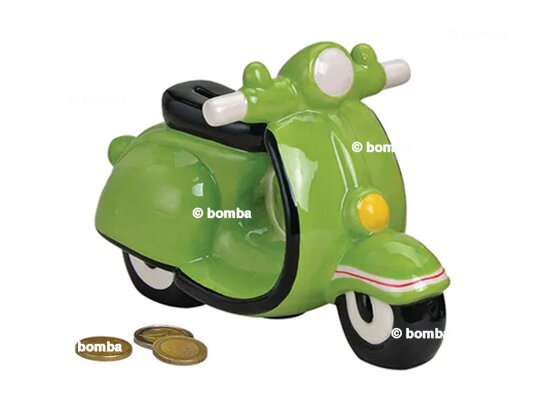 Spardose Roller grün