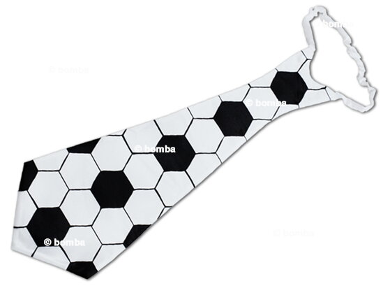 Große Fußball-Krawatte