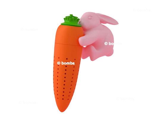Teesieb Hase mit Karotte