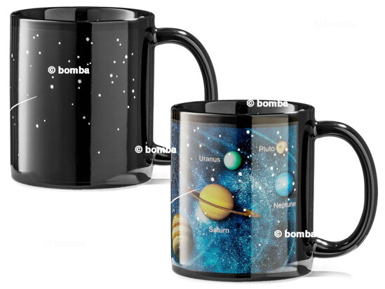 Sonnensystem Kaffeebecher mit Wärmeeffekt