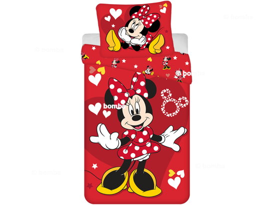 Bettwäsche Disney Minnie Mouse Hearts and Stars