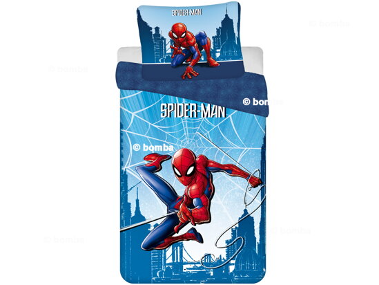 Kinderbettwäsche Spiderman City