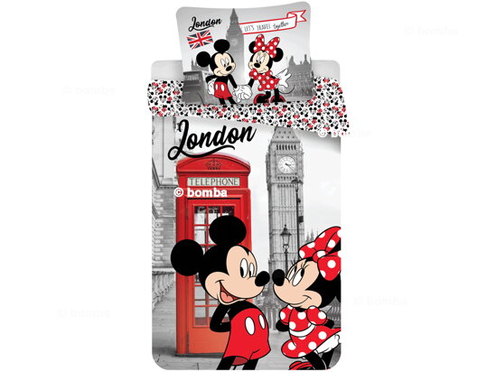 Bettwäsche Minnie and Mickey London