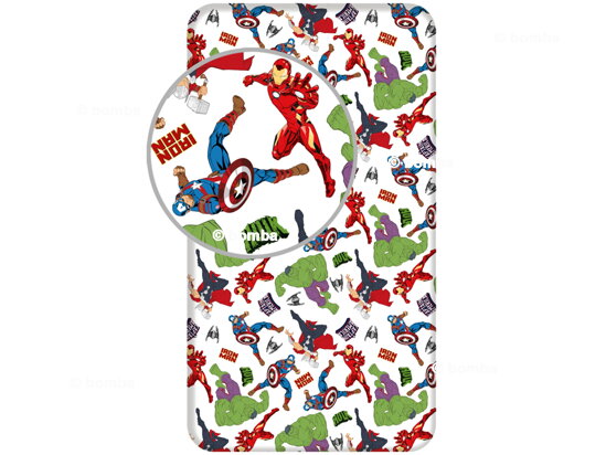 Spannbettlaken für Kinder Avengers