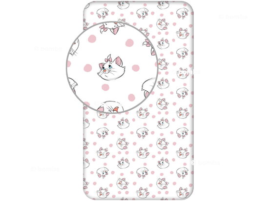 Spannbettlaken für Mädchen Marie Aristocats