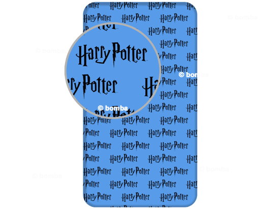 Spannbettlaken Harry Potter blau