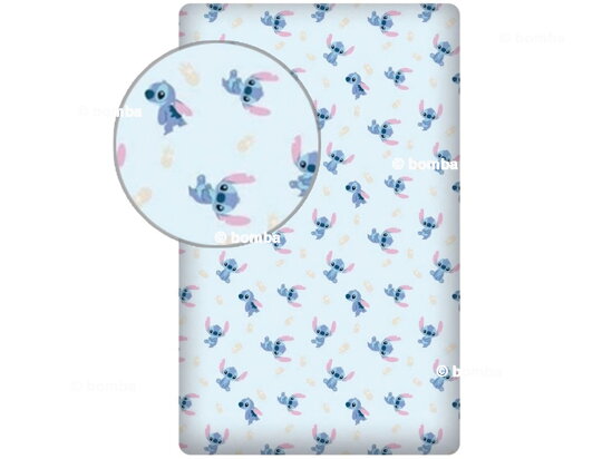 Spannbettlaken für Kinder Lilo & Stitch