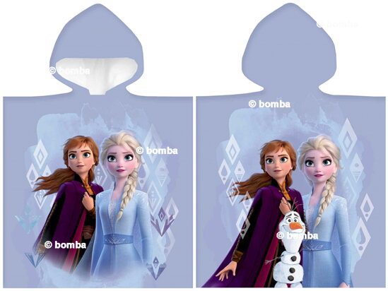 Badeponcho für Kinder Frozen Ice