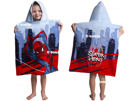 Badeponcho Marvel Spiderman Super Hero