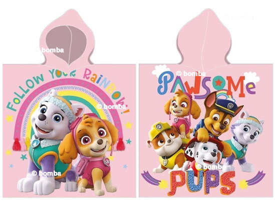 Badeponcho Paw Patrol Pawsome Pups