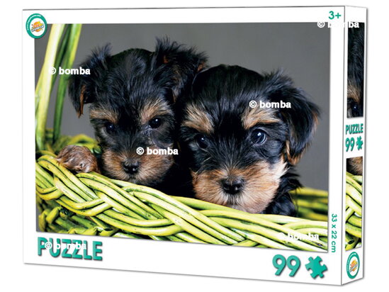 Puzzle niedliche Welpen - 99 Teile