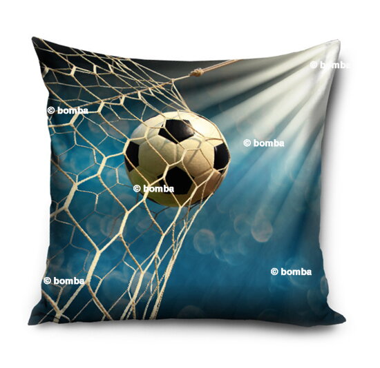 Dekokissen mit Fußball Motiv