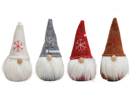 Kleine Weihnachtswichtel - 4 Stück