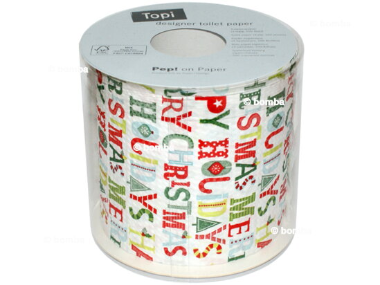 Toilettenpapier Frohe Weihnachten