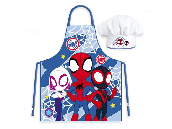 Kinderschürze mit Kochmütze Marvel Spidey
