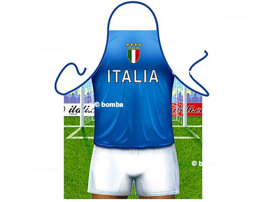 Schürze für italienische Fußballfans